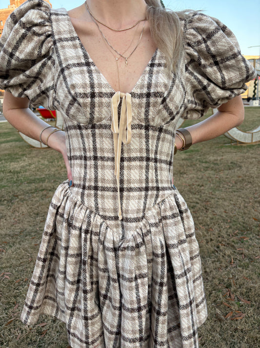 Sierra Dress Cream Multi