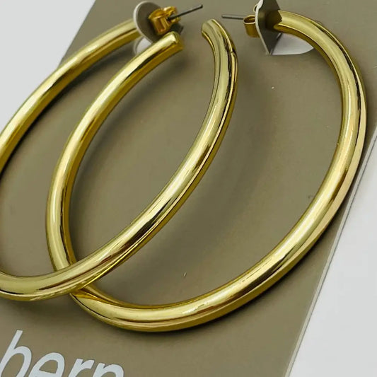 Classic Hoop (Bright Matte Gold) BER252