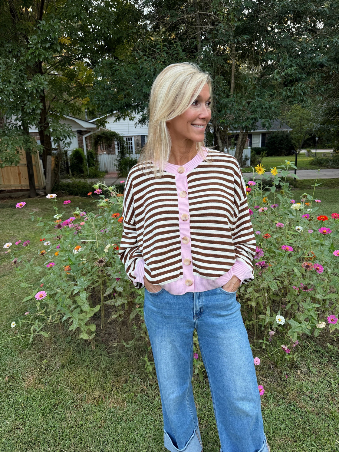 The Lottie Cardigan 🤎🩷