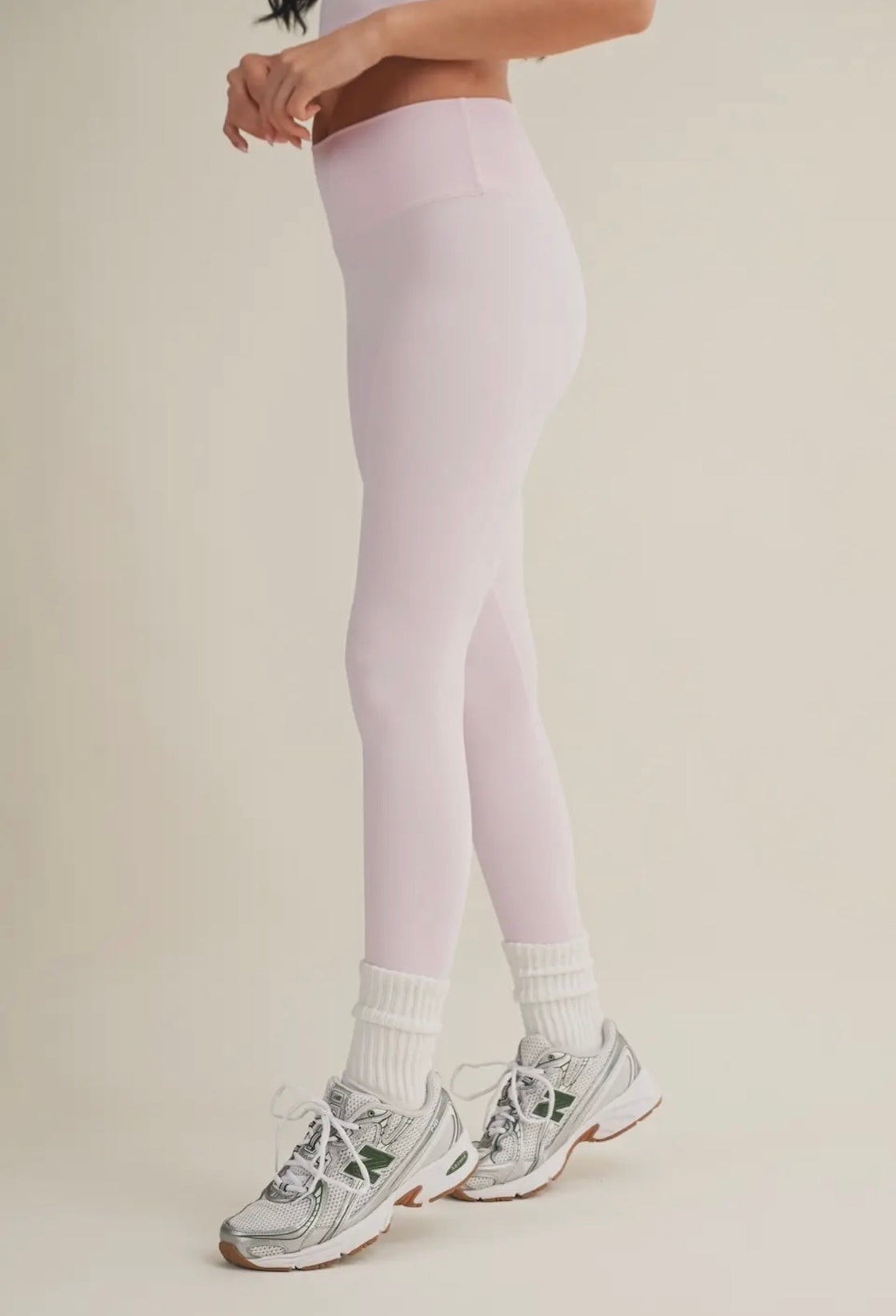 Pink Aligned performance high-rise leggings