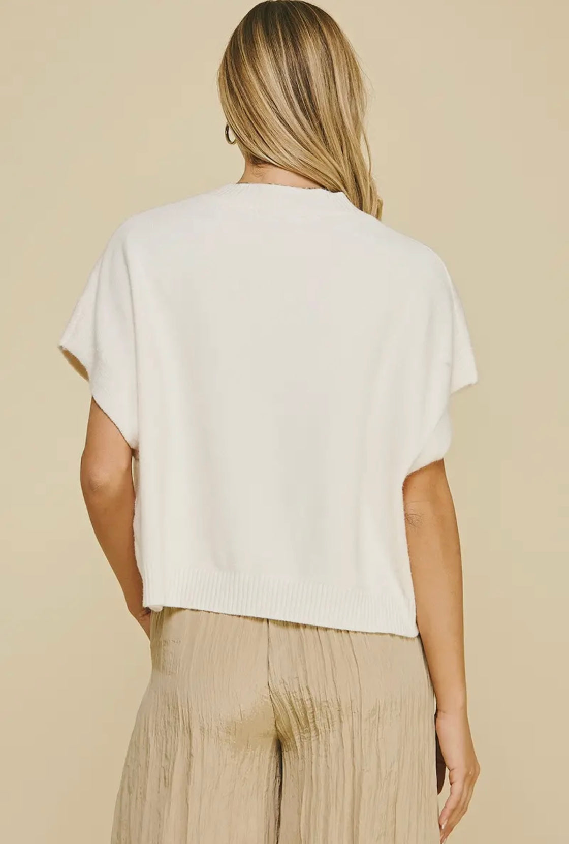 Dropped Shoulder Sweater Top