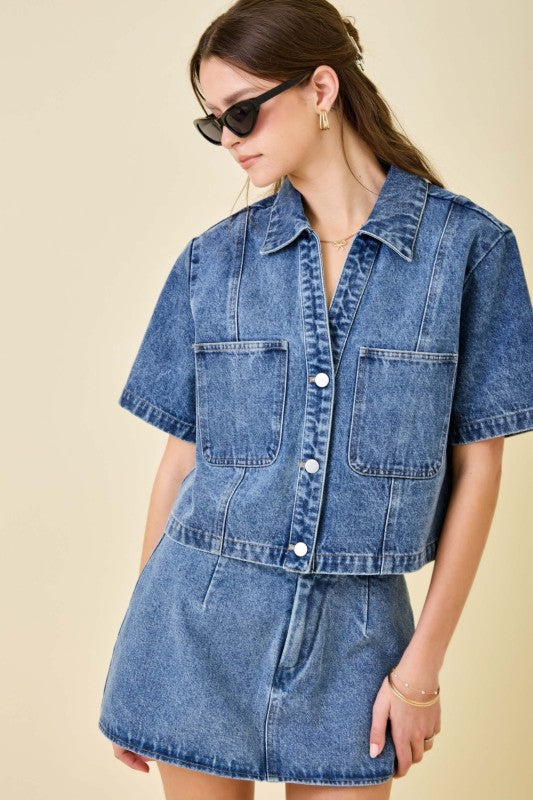 The " Morgan" denim set