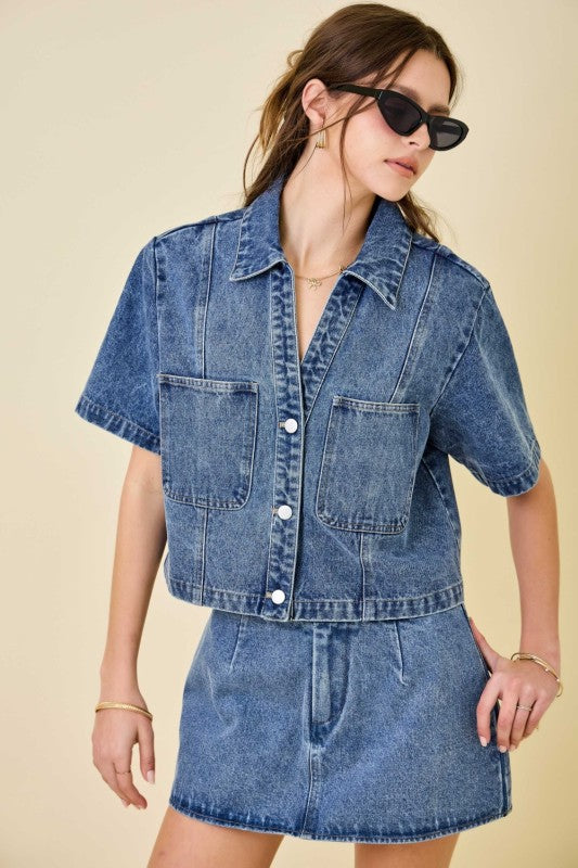 The " Morgan" denim set