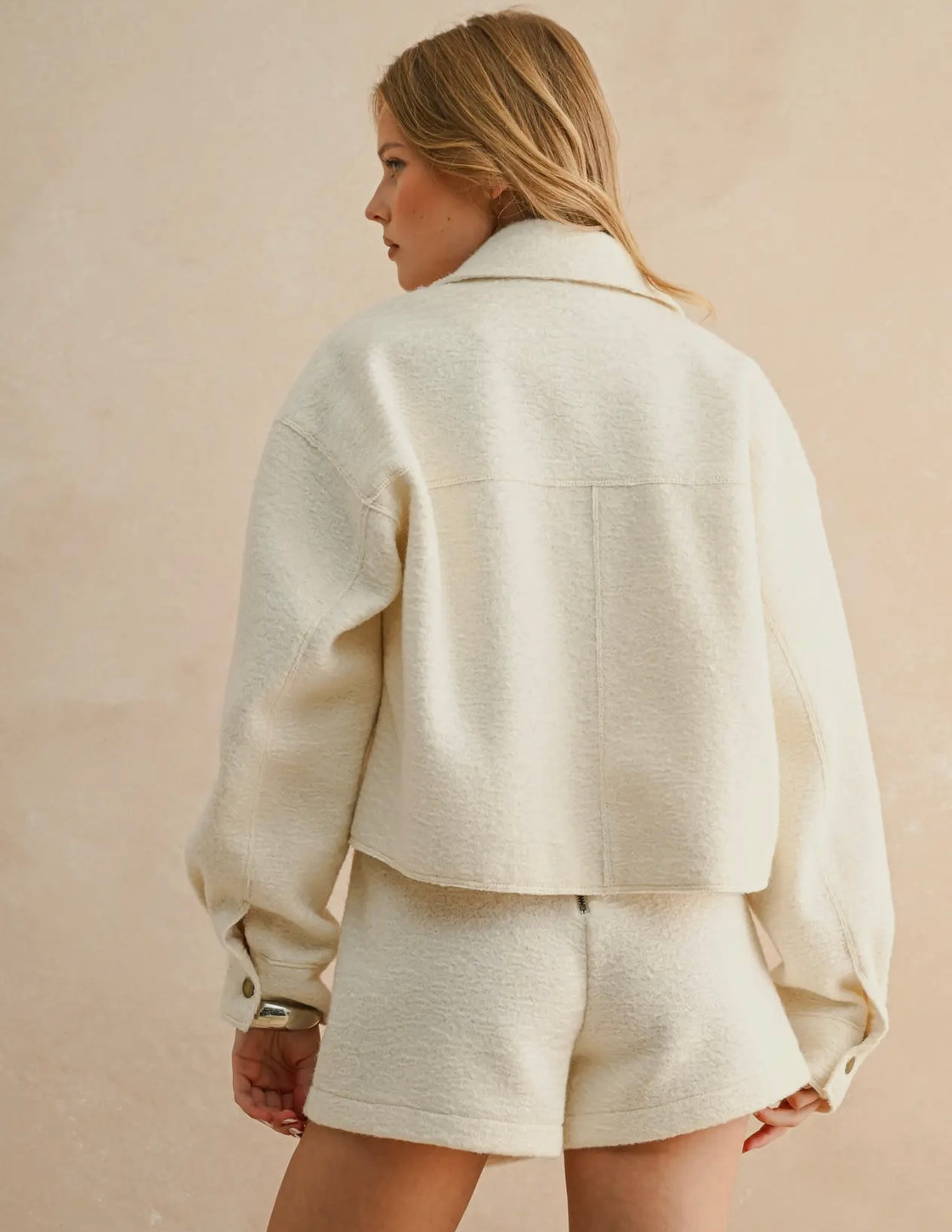 Textured Fabric Skort