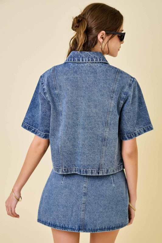 The " Morgan" denim set