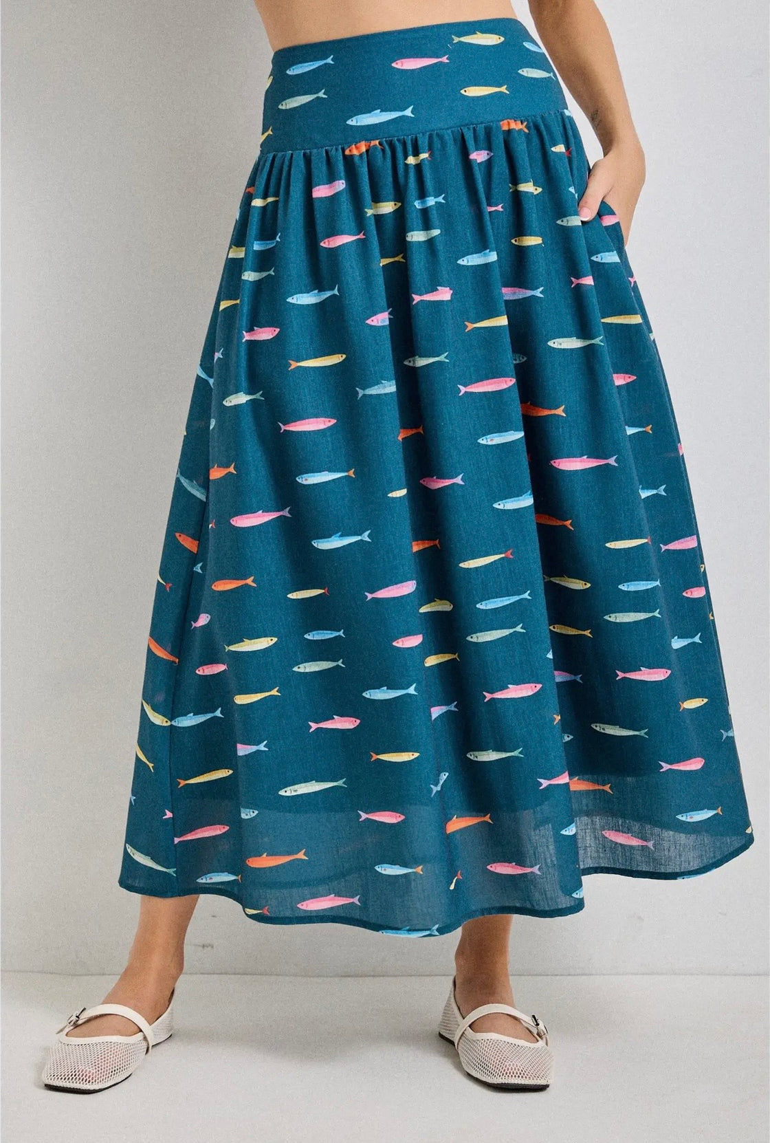 The " Lynne " Midi Skirt