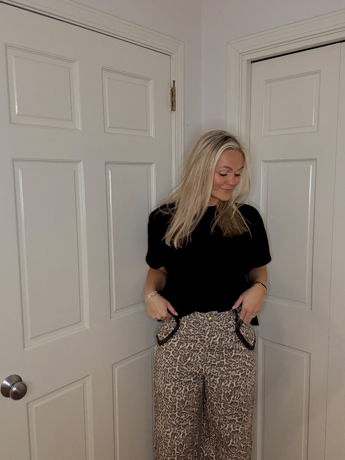 Leopard Denim