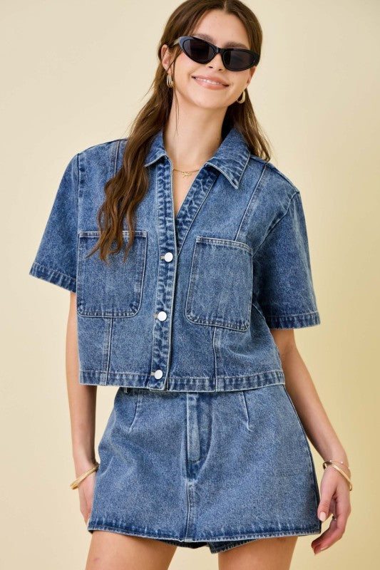 The " Morgan" denim set