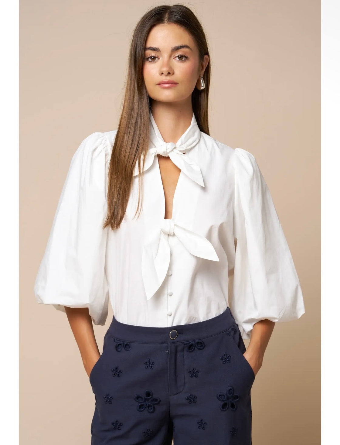 The Blair Bow Top