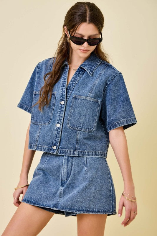 The " Morgan" denim set