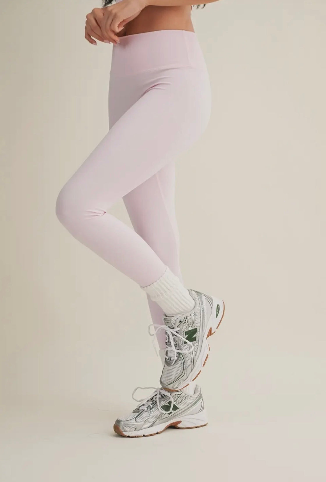 Pink Aligned performance high-rise leggings