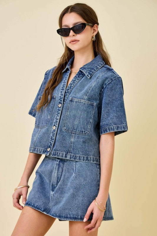The " Morgan" denim set