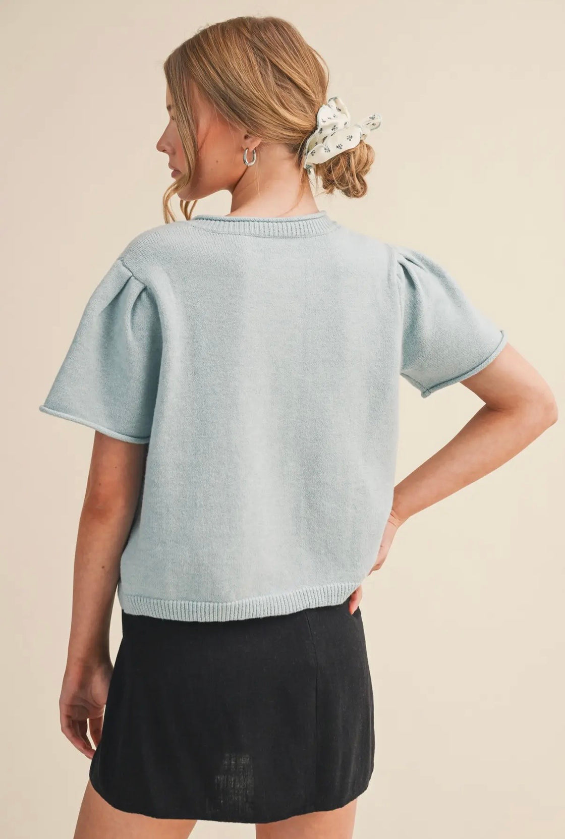 Light blue Sweater Top