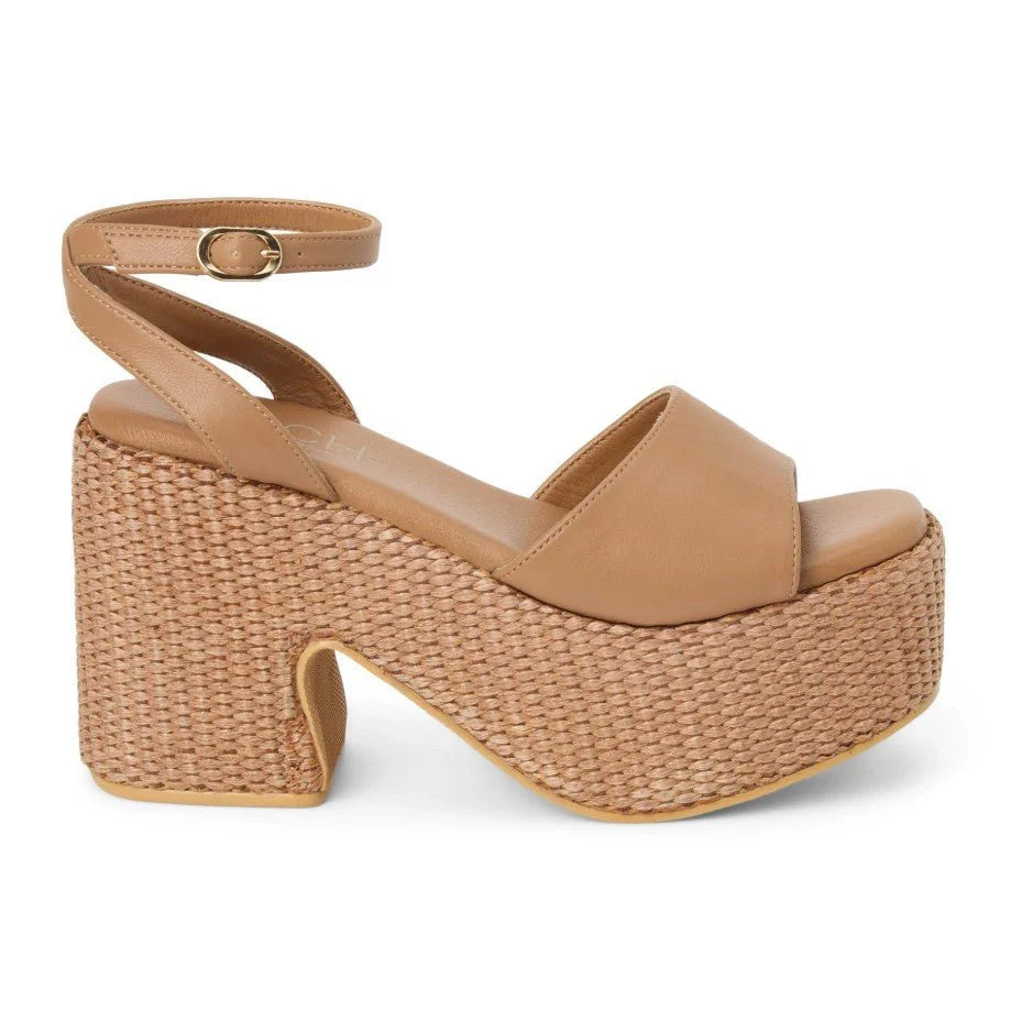 MATISSE Cognac Arden Platform Heels