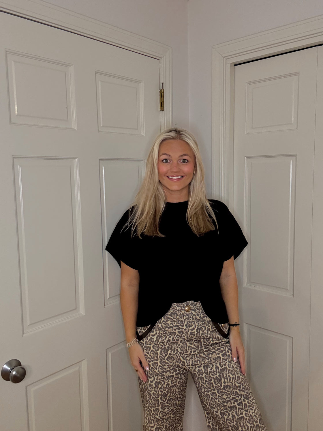 Leopard Denim