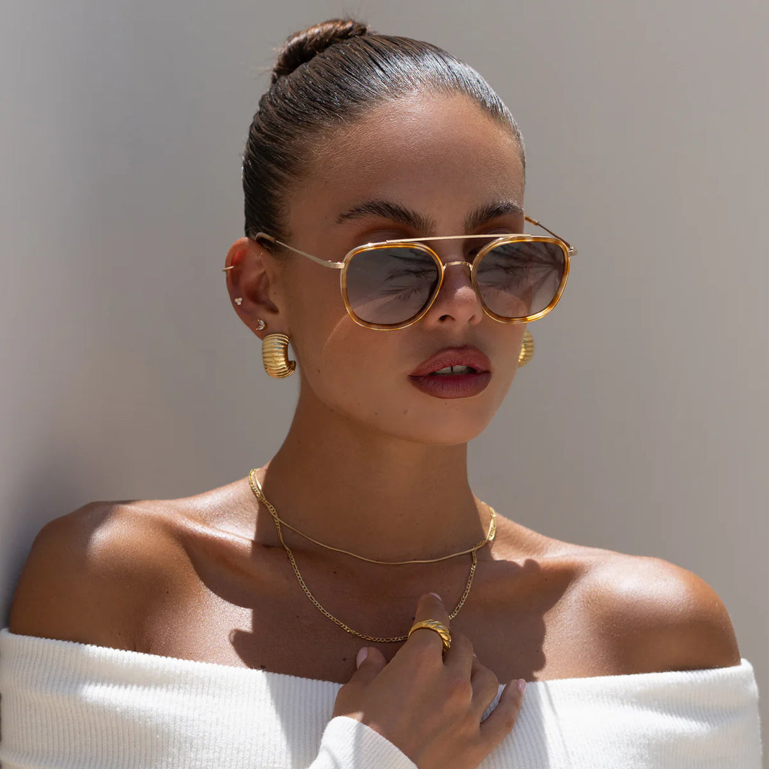 Weston- Light Tortoise/ Brown