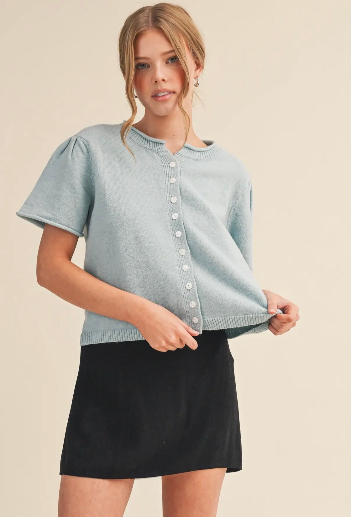 Light blue Sweater Top