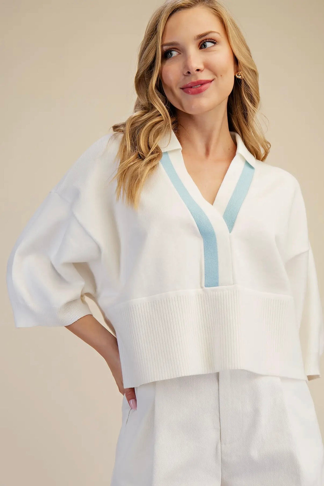Ivory " Saylor " Sweater