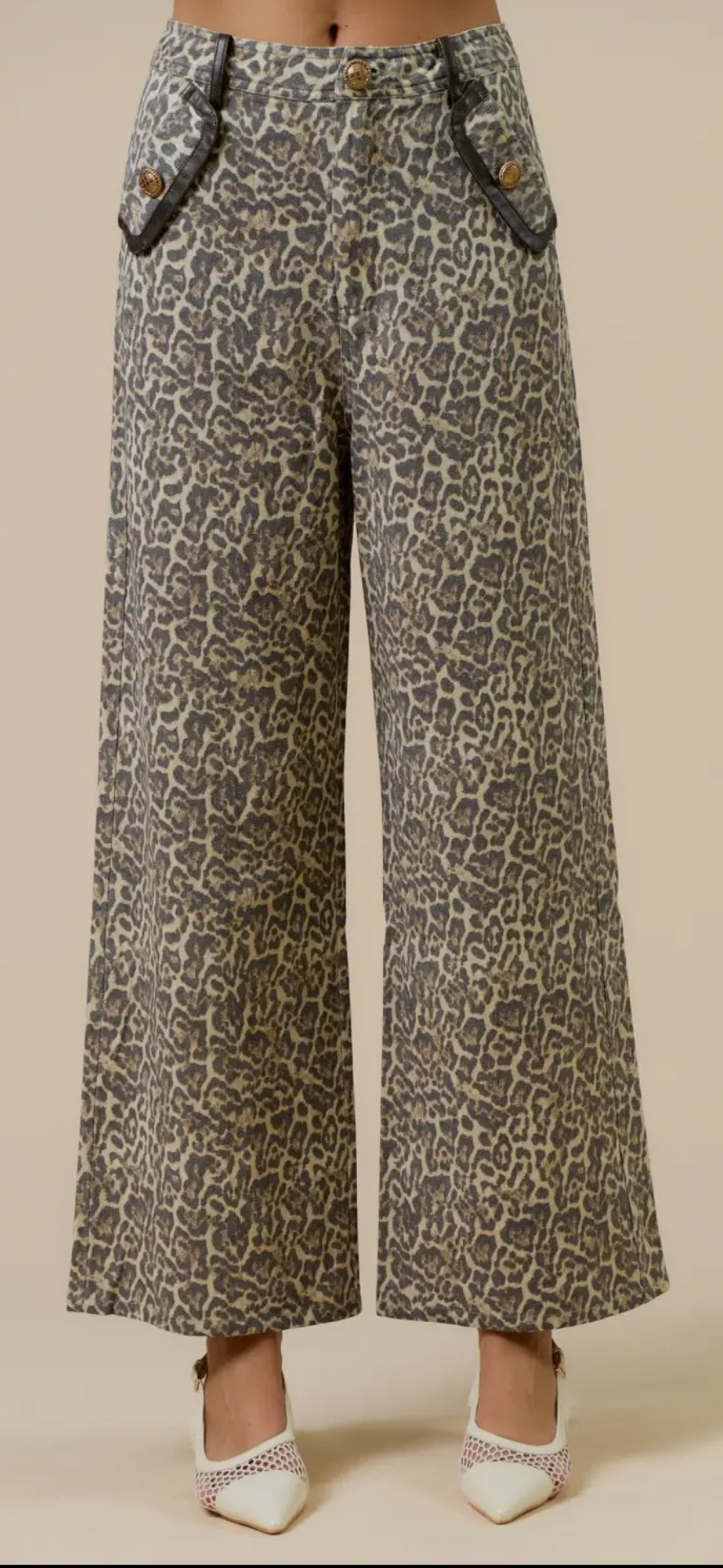 Leopard Denim