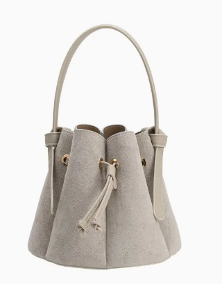 The Sutton Suede Bucket Bag