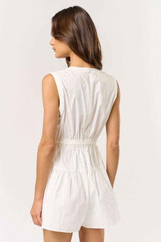 Out Romper – Crisp Cotton Romper