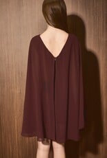 The Vivienne Cape Romper – Burgundy 🍷
