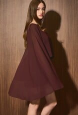 The Vivienne Cape Romper – Burgundy 🍷